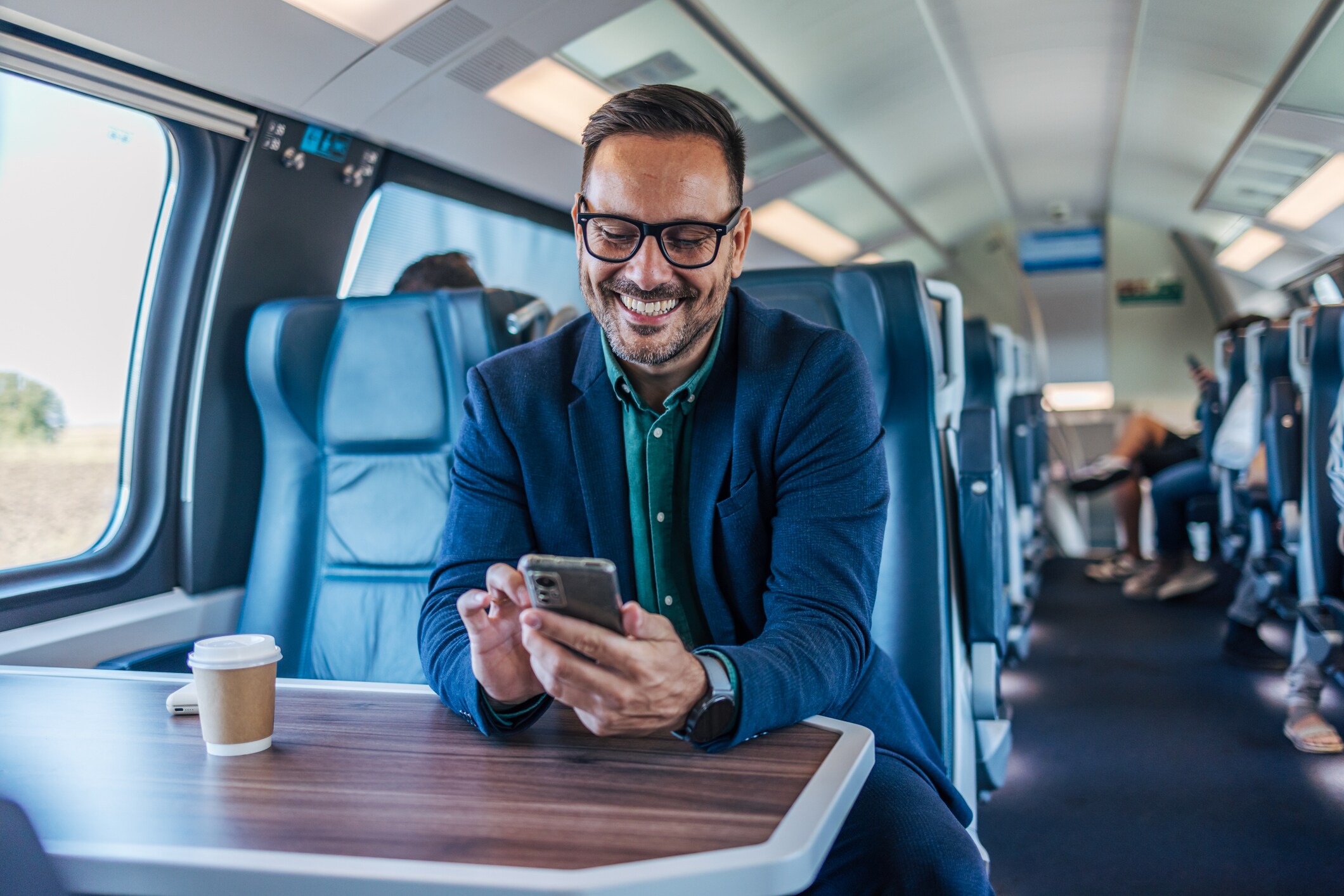 Man with a laptop