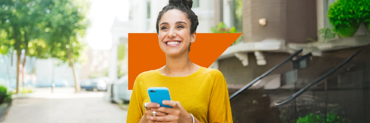 business professional on mobile phone