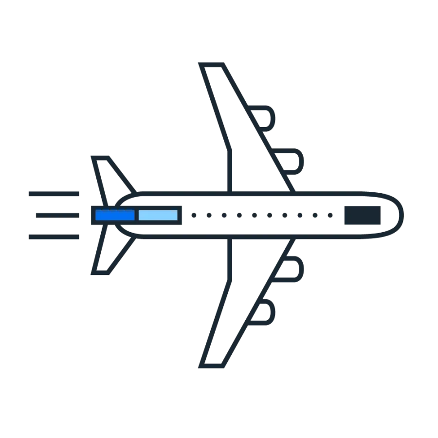 Airplane pictogram